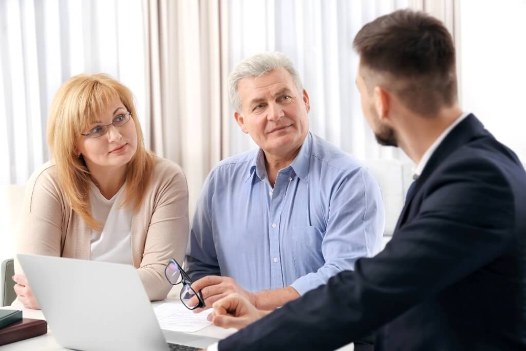 Lawyer Discussing With His Client